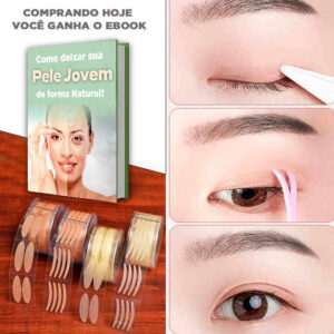 Rejuve-new™ - Levanta Pálpebras- Kit 600 Adesivos